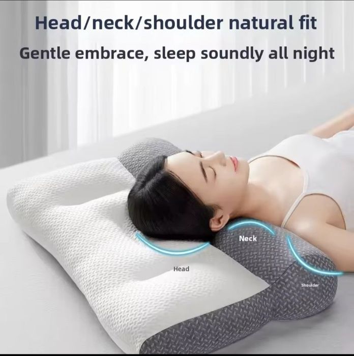 Ортопедическая подушка для сна масаж шеі