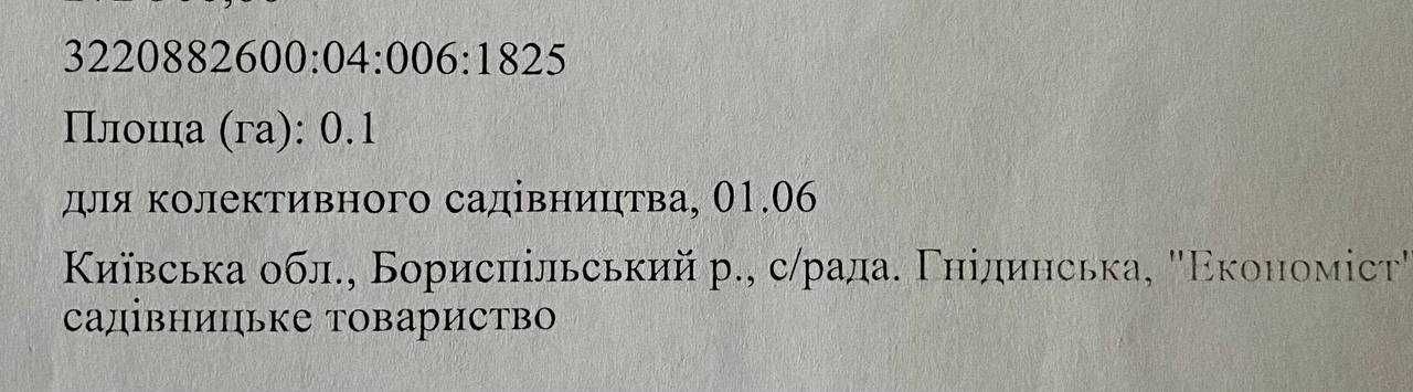 Ділянка під будівництво