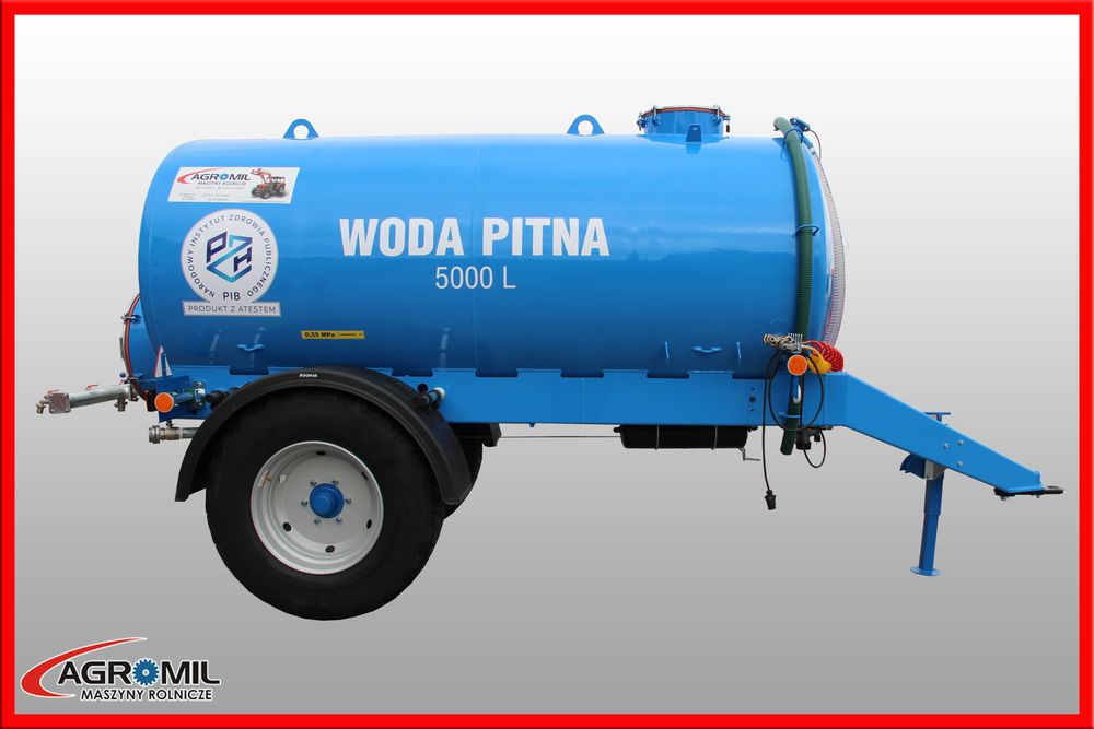 Wóz do  wody pitnej beczkowóz Meprozet 3000L-5000L promocja transport