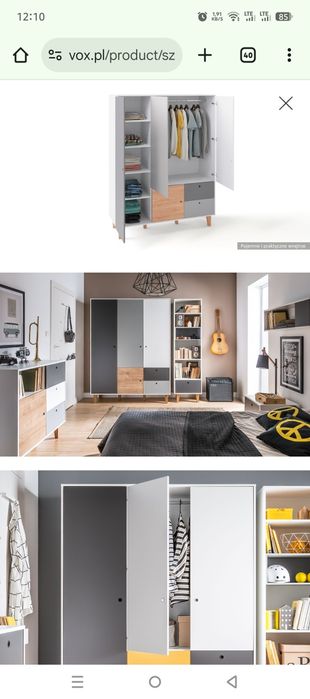 Szafa Vox Concept 3 drzwiowa