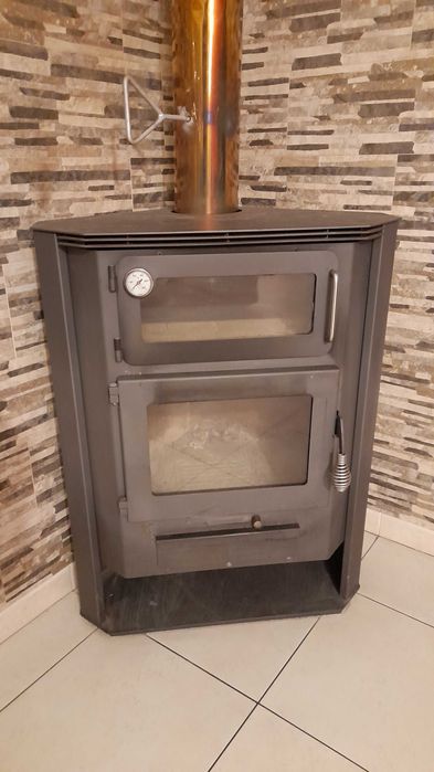 Salamandra a lenha c/ forno