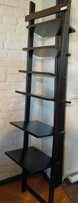 Hjalmaren Ikea drabinka/półka elegancka do łazienki salonu czarnobrąz