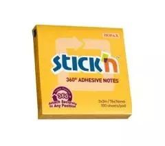 Notes samoprz. 360 st. ciemny żółty 100 kart. mały. Stick'n
