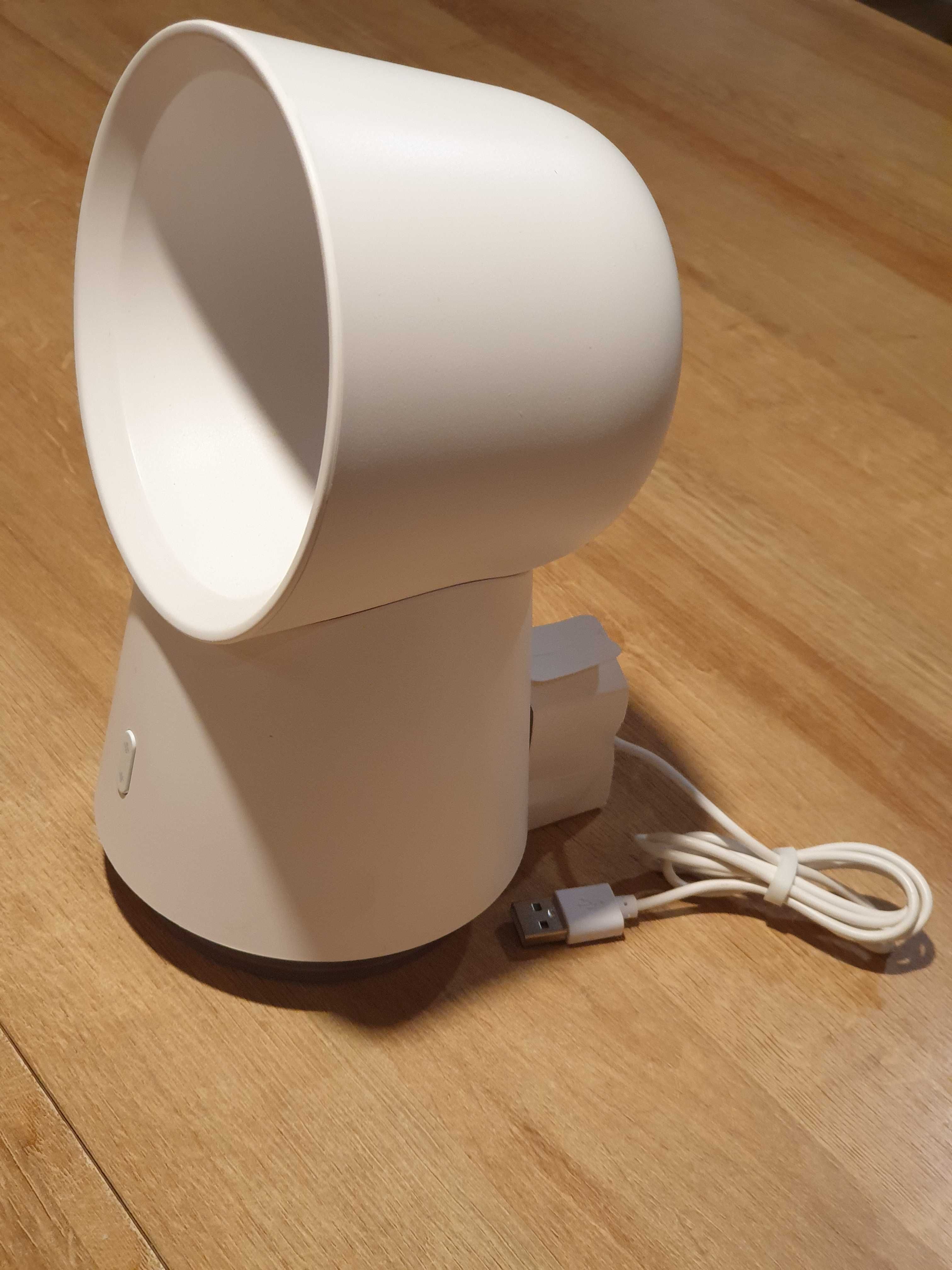 3w1 Mini wentylator chłodzący bezłopatkowy nawilżacz biurkowy z LED
