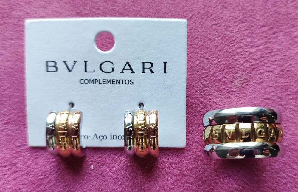 Conjunto anel e brincos