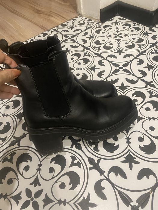Botki czarne wygodne 39