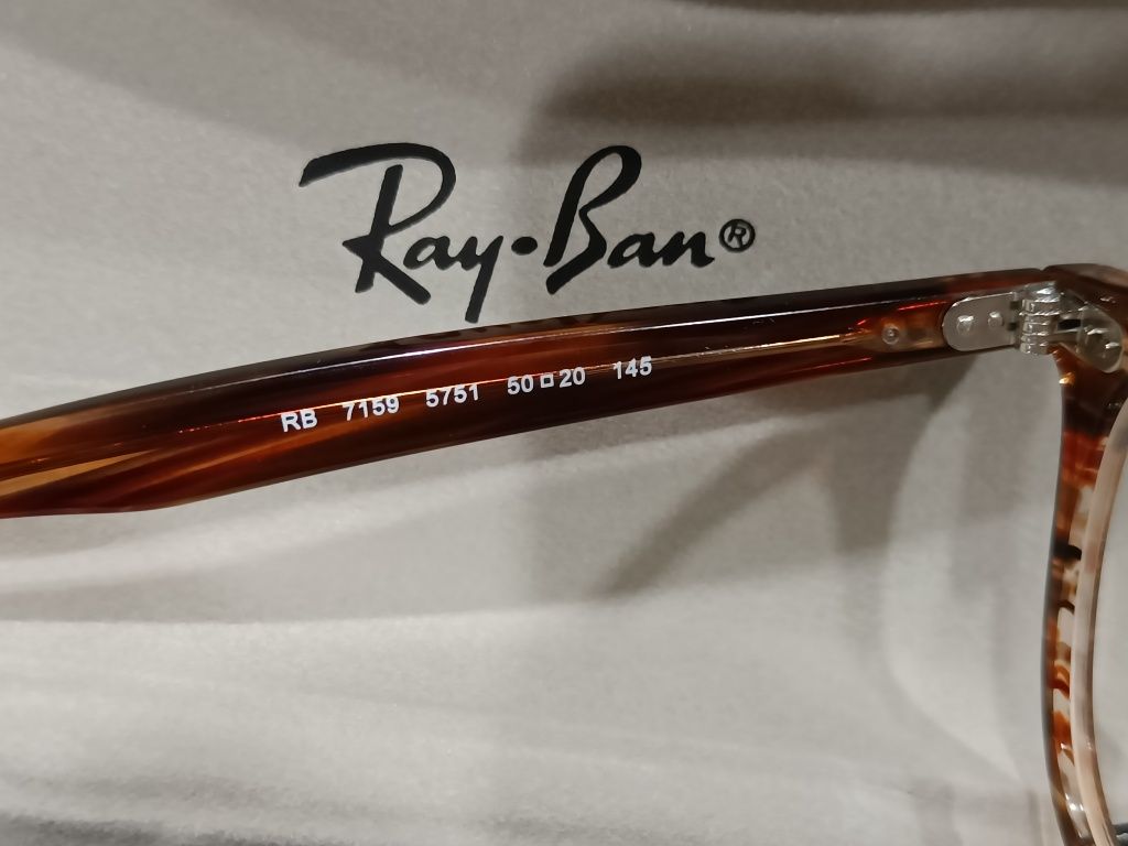 Ray-Ban oprawki korekcyjne havana