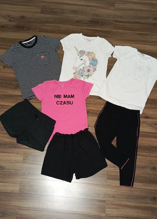 Koszulki ,spodenki r.164