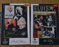 Puzzle 1000 Marilyn Monroe + Elvis gratia