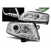 Lampy Reflektory AUDI A6 C6 04-08 LED TUBE CHROME