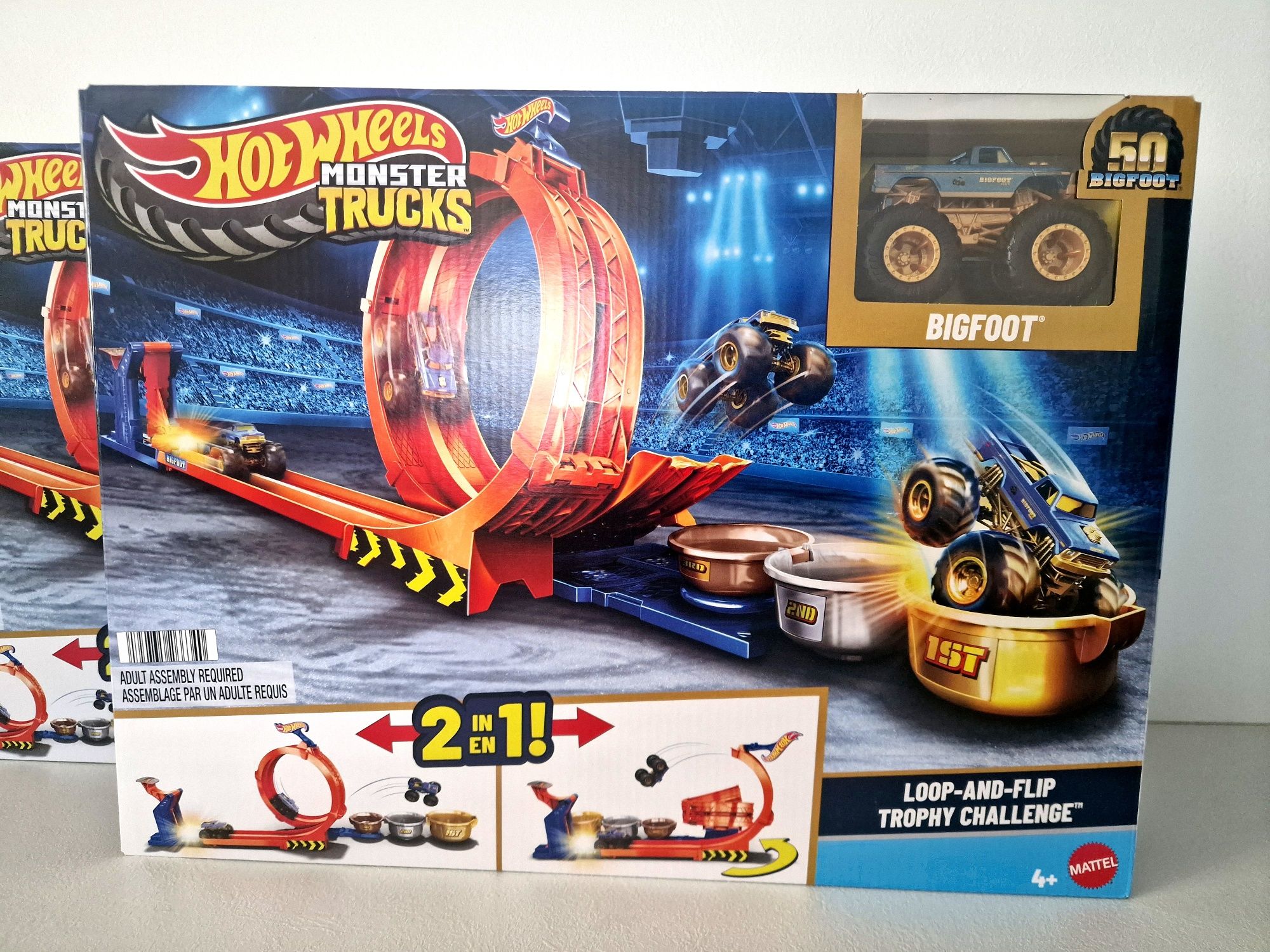 Ігровий набір Hot Wheels Monster Trucks Петлі та трюки (JBX64)