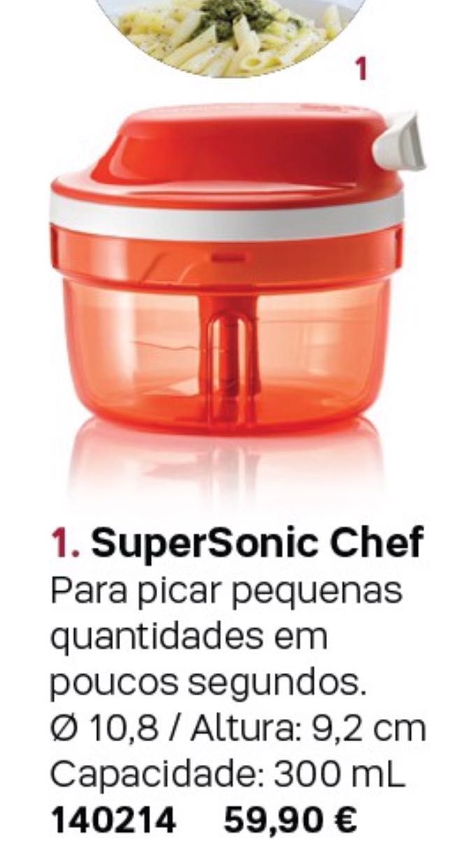 Super Chef Sonic (Picadora) Tupperware