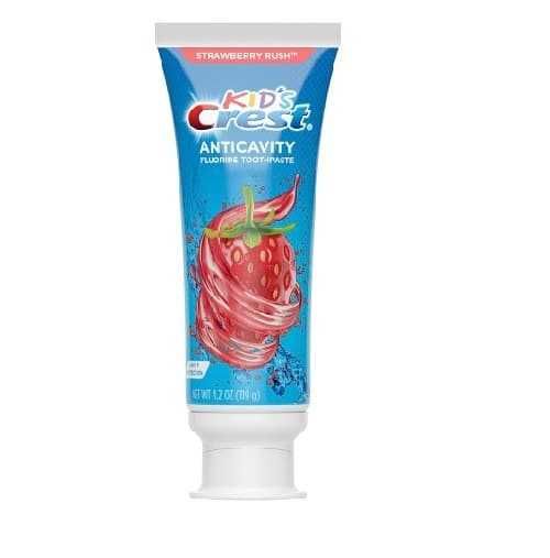 Дитяча зубна паста Crest Kids anticavity Strawberry Оригінал США