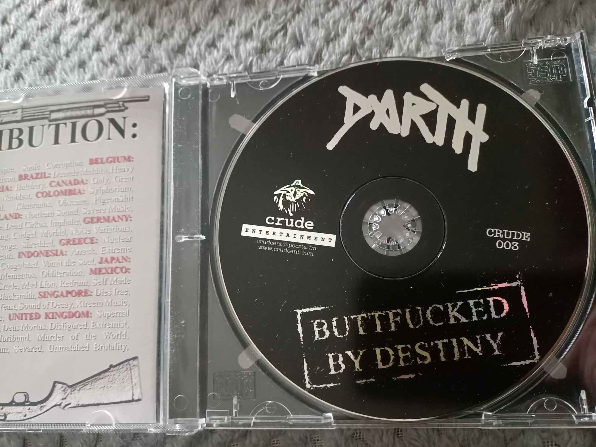 Darth - Buttfucked By Destiny (CD, Album)(Death Metal)(vg+)