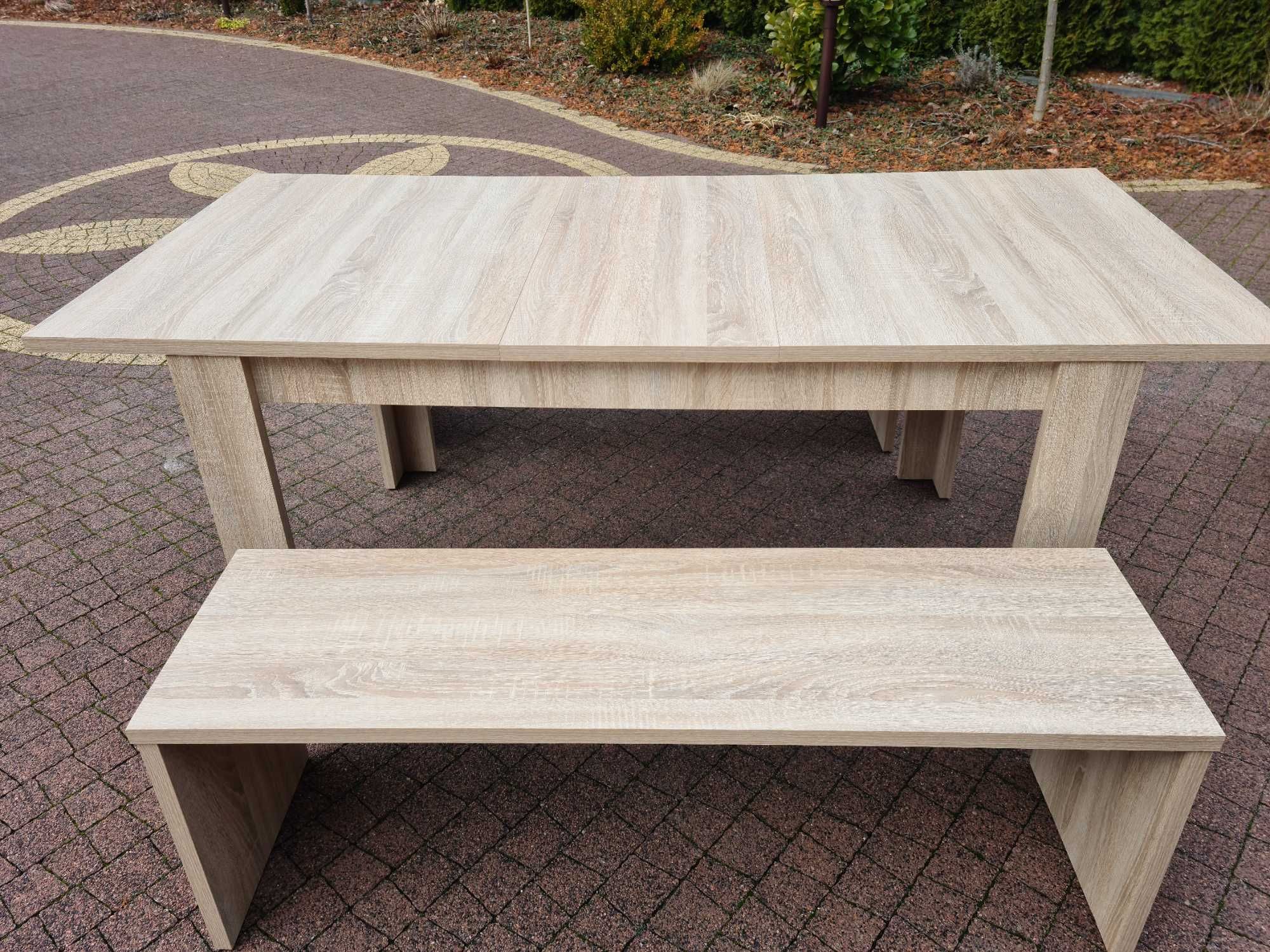 Stół z ławkami- komplet