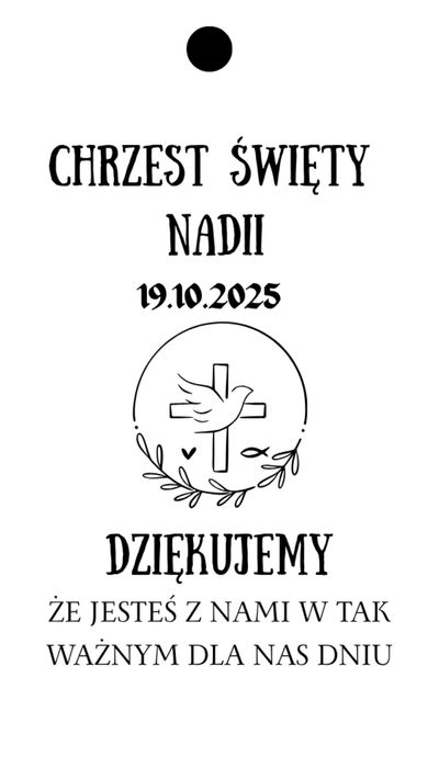 Podziekowania na chezest Nadii