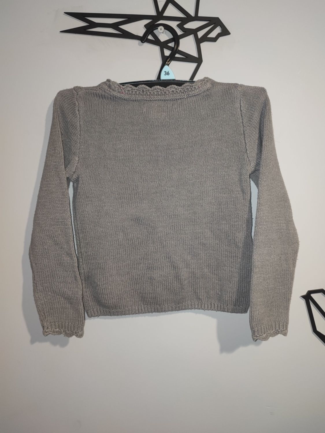 Sweterkowy komplecik koszulka i spódniczka Bopster&mimi 98