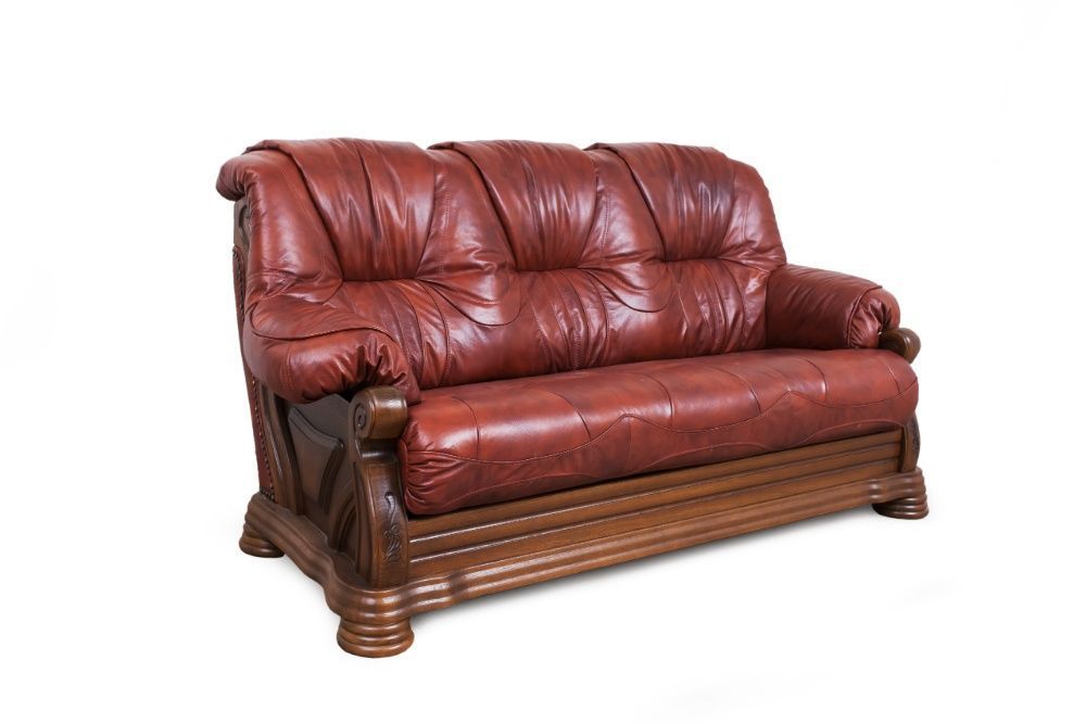 Кожаный диван Виконт. Шкіряний диван, меблі. Более 90 кожаных диванов