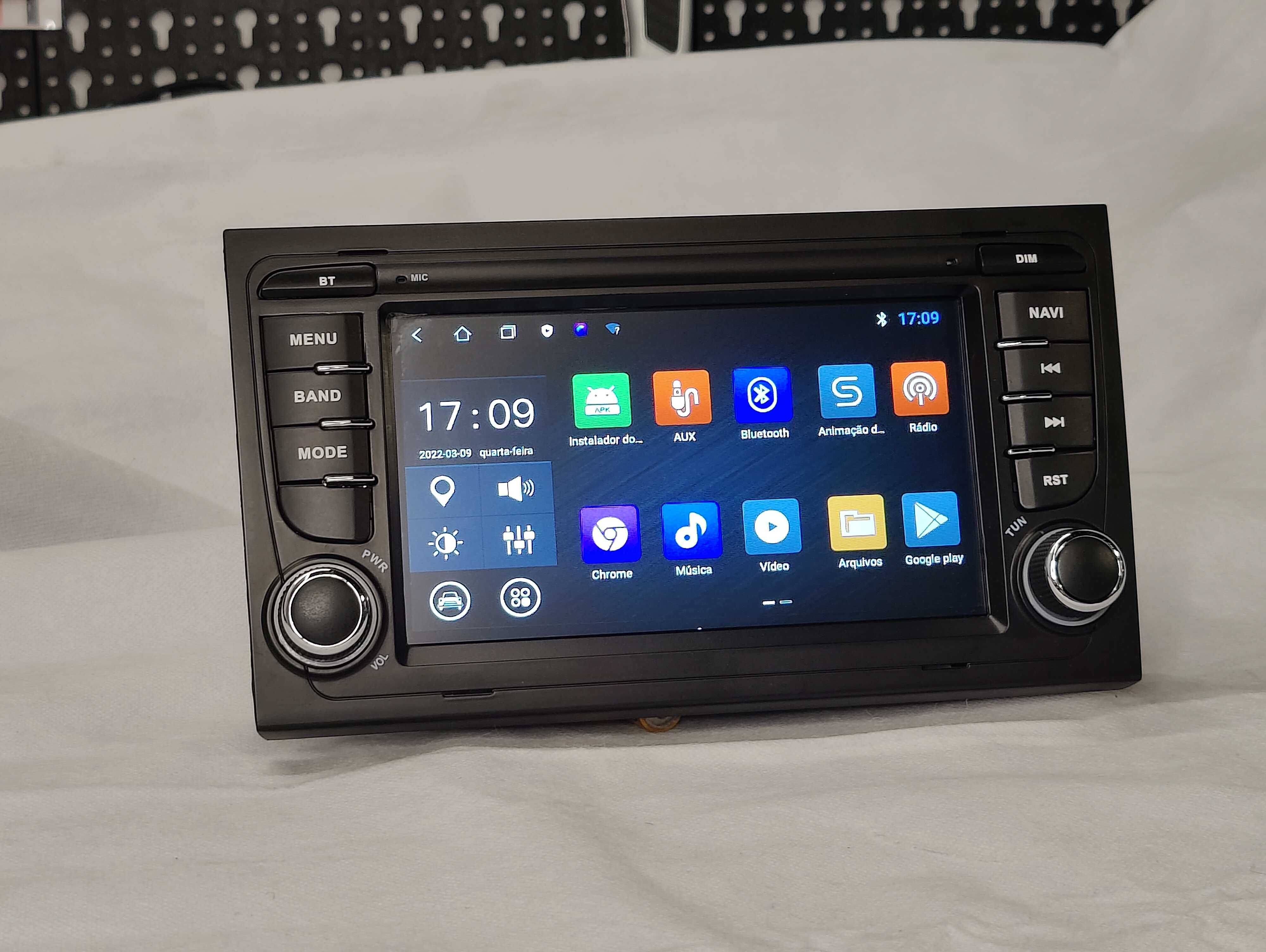 Radio 2 DIN Android Audi A4 – 2G RAM – Novo com Garantia