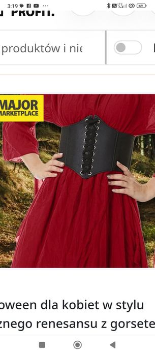 2XL.Strój na Halloween dla kobiet w stylu średniowiecznego renesansu z