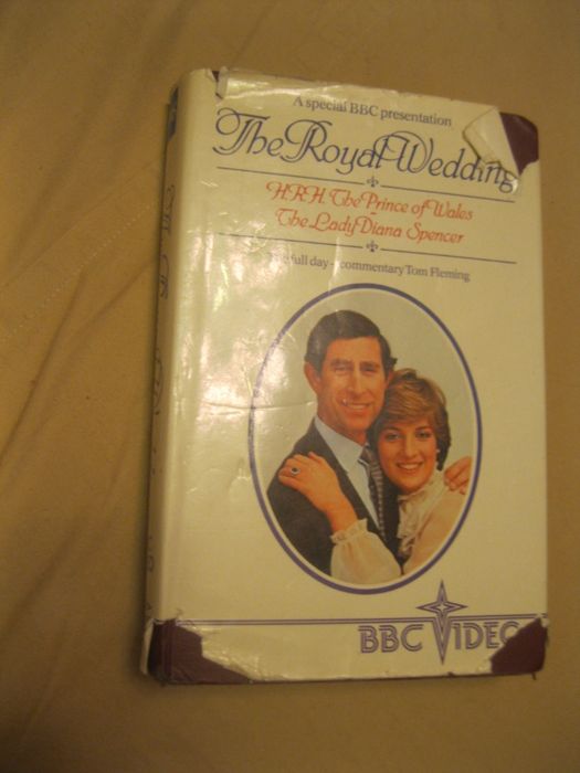 кассета bbs THE royal WEDDING H.R.H. THE PRINCE OF WALES lady diana