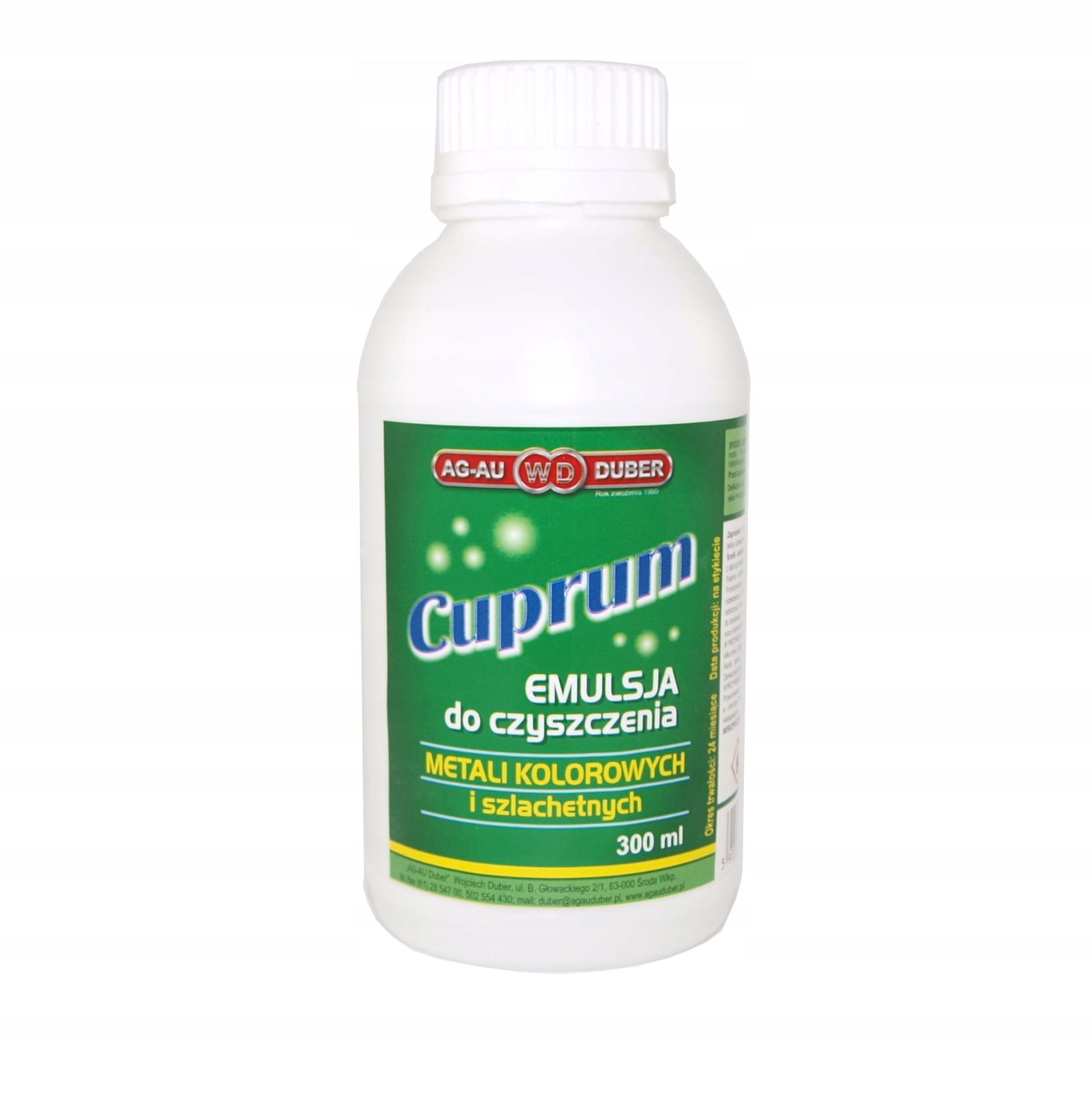 cuprum emulsja do czyszczenia metali szlachetnych