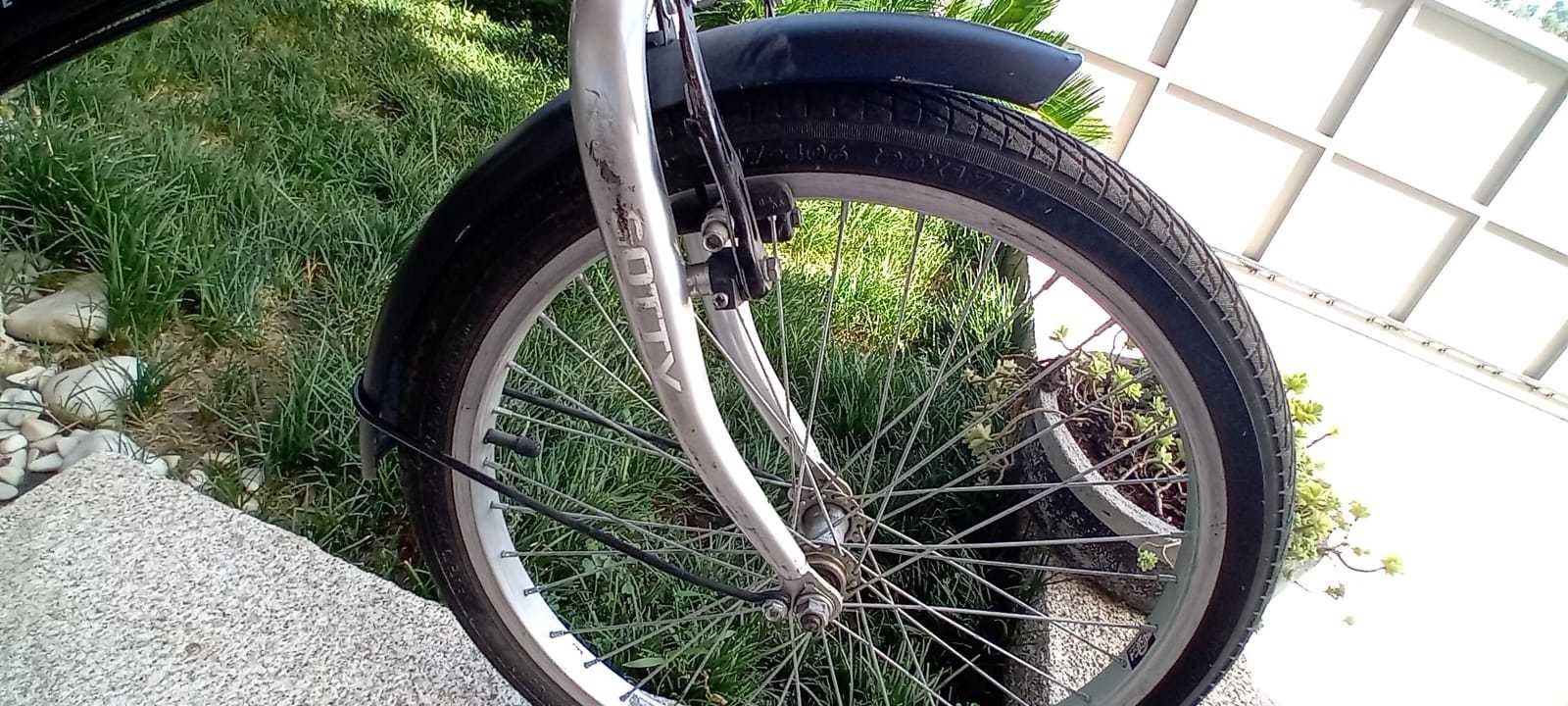 Bicicleta dobrável com AMORTECEDOR