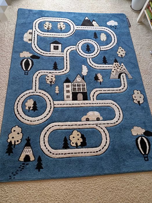 Dywan petite ulice samochody 160x220