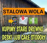 Skup drewna starych desek belek ze stodoły rozbiórki wyburzenia