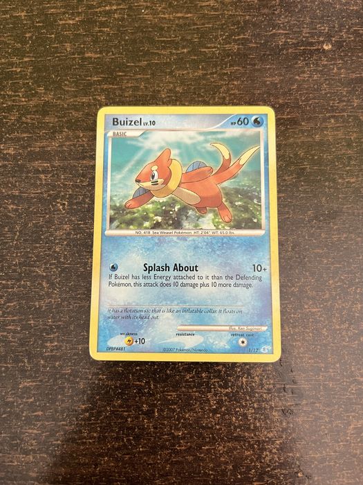 Karty pokemon oryginalne starsze Buizel Diamond Pearl