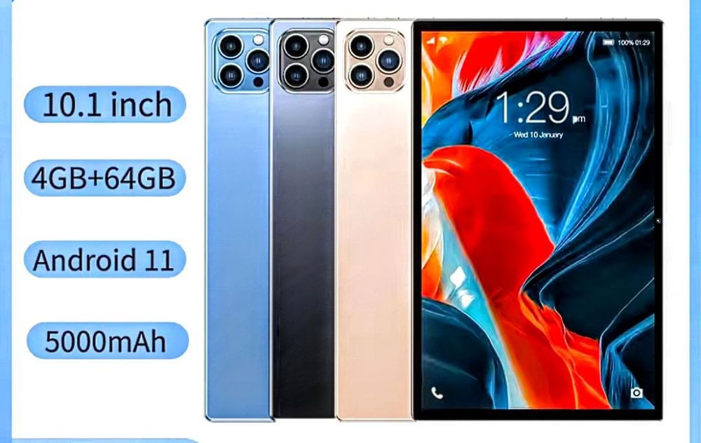 Планшет BDF 10, 4/64 (андроид 11, симка)