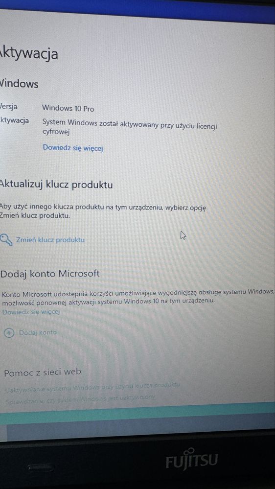 Fujitsu e744 i5 8gb 256ssd 14 mat wifi usb 3.0 Windows 10/11