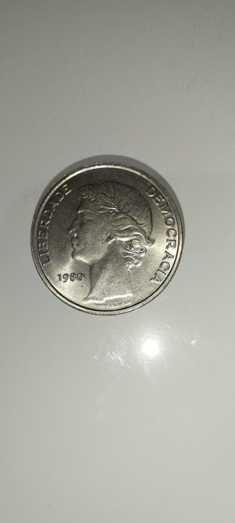 Moeda 25 escudos 1980