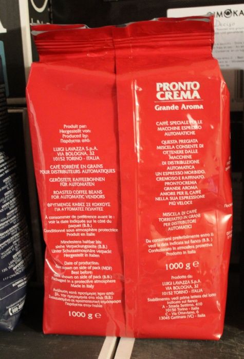 Кофе Лавацца все вкусы Lavazza 1кг Оригинал Пронто Крема Pronto Crema