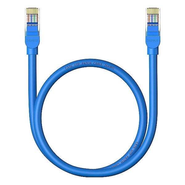 Kabel Ethernet Baseus High Speed Cat 6 RJ-45/1000Mb/s 0.5m okrągły - n