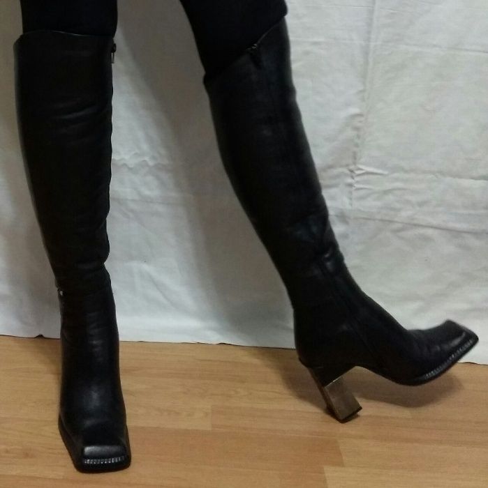 Продам зимние итальянские ботфорты на цигейке