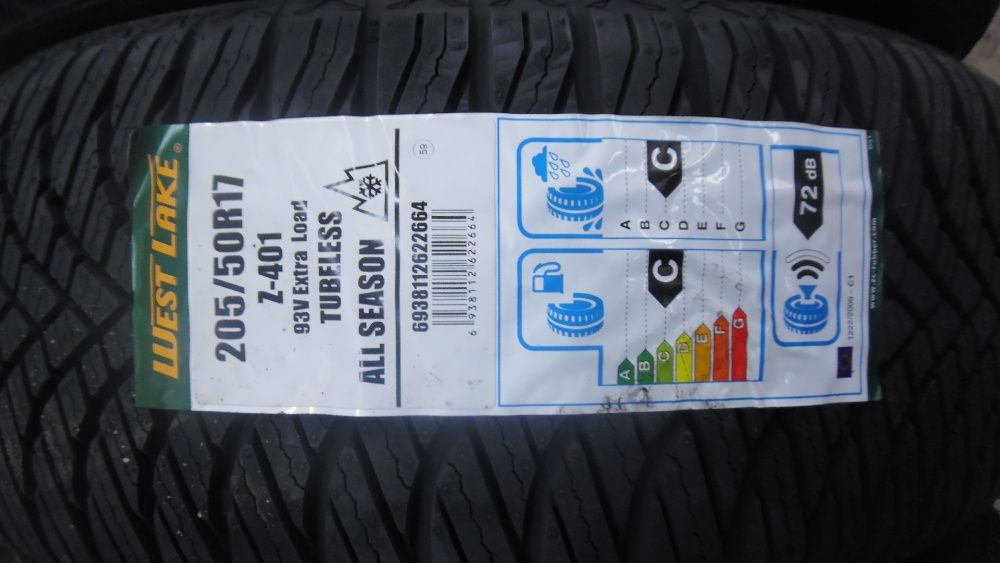 Nowe 205/50R17 WEST LAKE Z-401 , XL , Opony Całoroczne , Warto , ANDAR