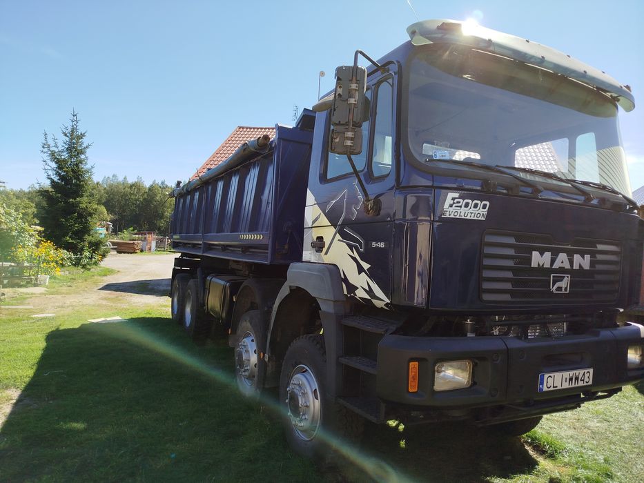 MAN F2000 8x6 460KM hudroburta 2000r webasto