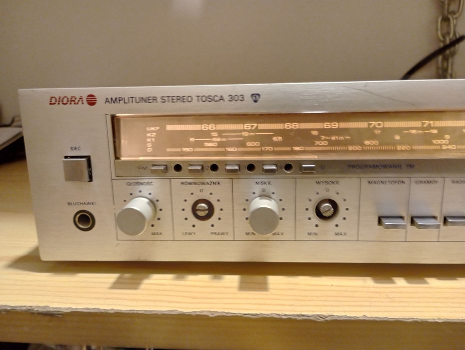 Amplituner stereo UNITRA Tosca 303 tanio.