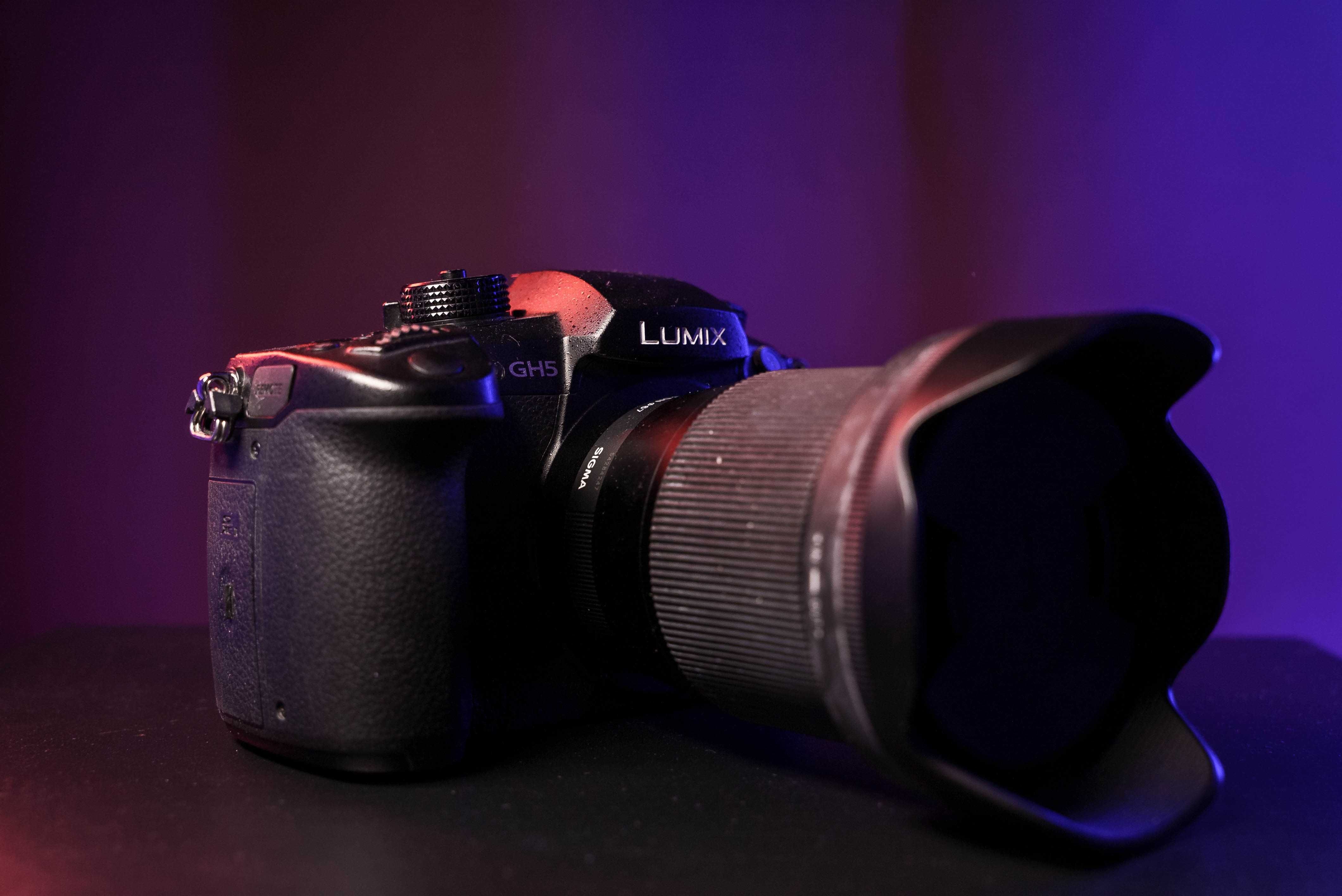 Lumix GH5 (VLOG) - MEGA Zestaw! 4 Obiektywy | Klatka | Akcesoria
