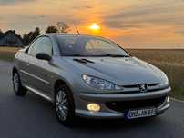 Peugeot 206 cc 1.6 Benzyna 2006 Rok Wersja Roland Garros, Klimatyzacja
