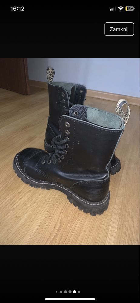 glany steel czarne