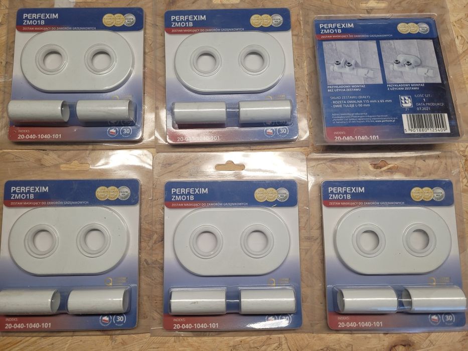 Zestaw maskujący do grzejników -  biały