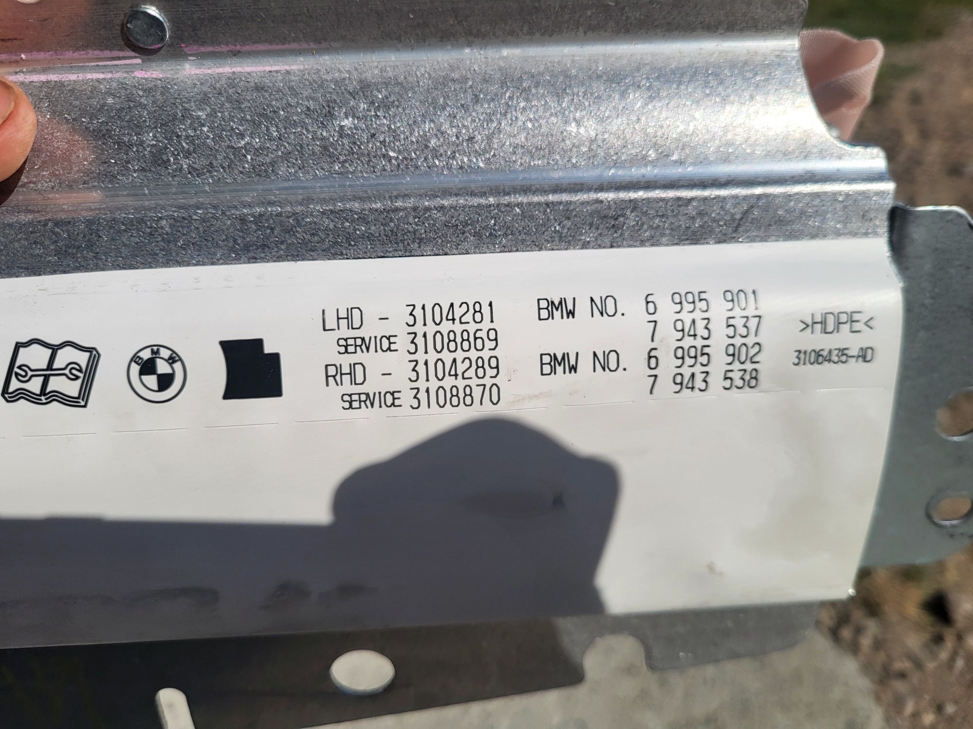 Poduszka Powietrzna Pasażera BMW x6 x6m e71 x5 x5m e70
