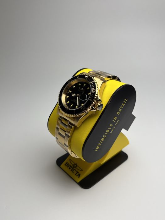 Invicta 26975, invicta pro diver, золотистий годинник інвікта