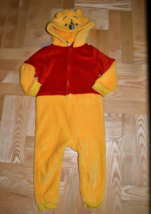 9^ Disney Miś Kubuś Puchatek piżama  strój przebranie 2/3 Lat_92/98 cm