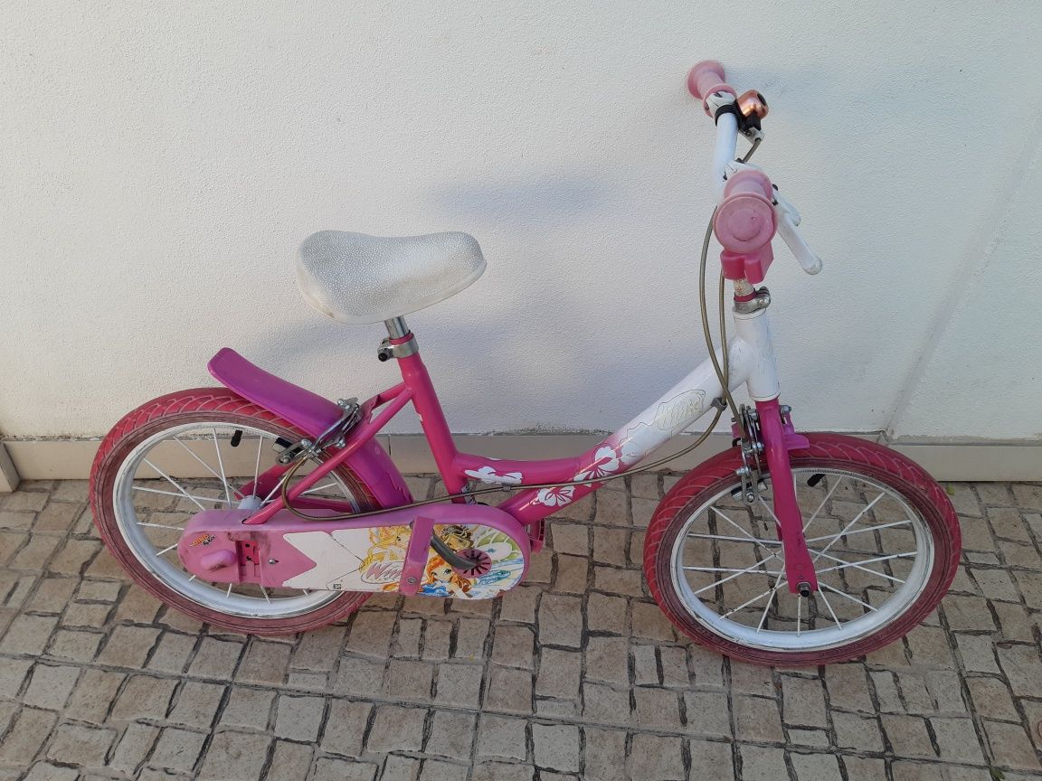 Bicicleta Winx criança