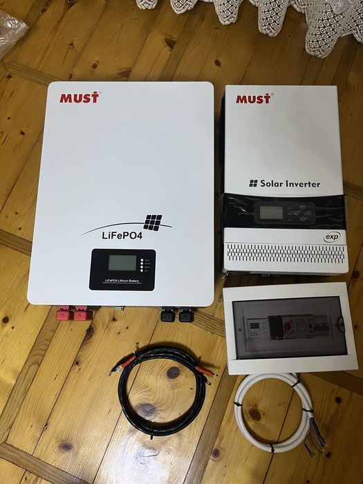 Щит автоматичного вводу резерву (АВР), інвертор, акумулятор, инвертор