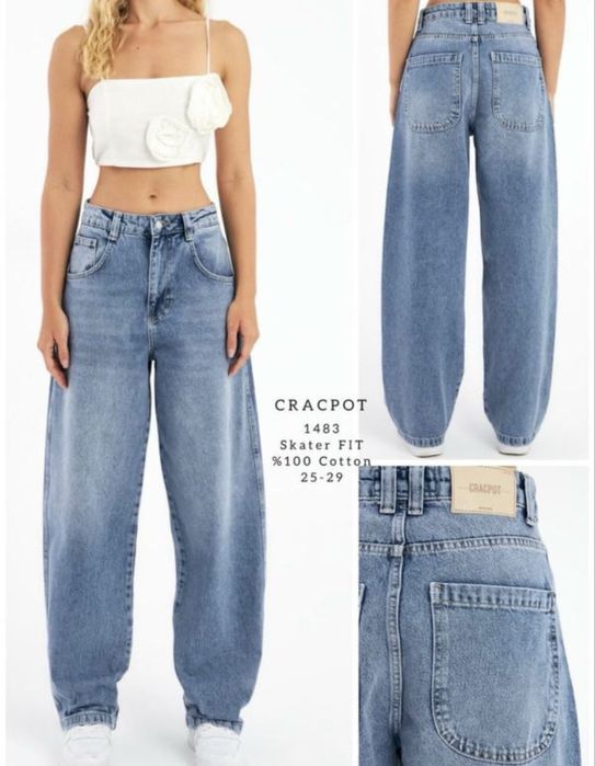 Джинси багги баггі baggy skater fit скейтри