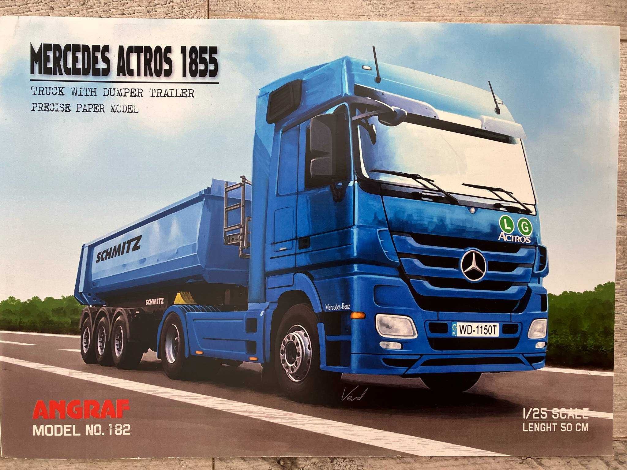 Model kartonowy Mercedes Actros 1855